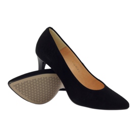 Espinto women's leather pumps on Szpilka 542 black 3 Espinto women's leather pumps on Szpilka 542 black 3