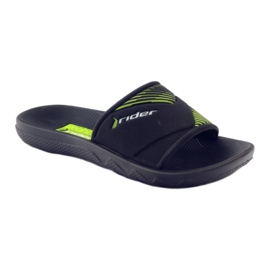 Boys' leisure slippers Rider black green 1
