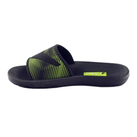Boys' leisure slippers Rider black green 2