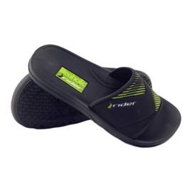 Boys' leisure slippers Rider black green 3