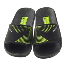 Boys' leisure slippers Rider black green 4