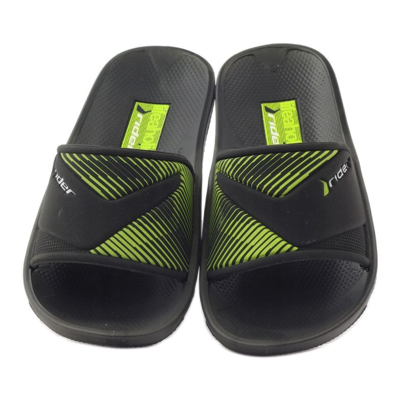 Boys' leisure slippers Rider black green 4