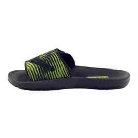 Rider 82326 leisure pool slippers black green 2