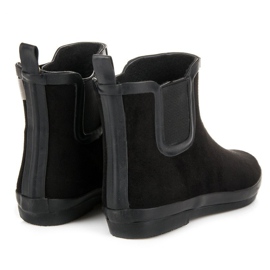 Kylie Women's suede galoshes black 1