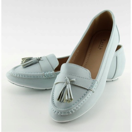 Blue loafers for women 3147 L. Blue 1