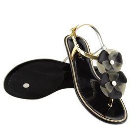 Sandals meliski black KG19P Black 2 Sandals meliski black KG19P Black 2