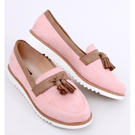BM Pink Women's pink loafers 9167 Pink 1