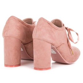 Seastar Suede shoes on the post pink 1