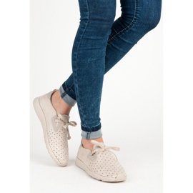 Kylie Suede Openwork Slipons brown 2