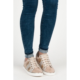 Kylie Tied Fashion Sneakers brown 1