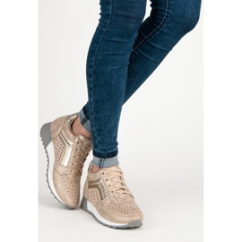 Kylie Fashionable Sneakers On The Platform yellow 2