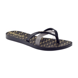 Ipanema 82289 leisure women's slippers black yellow 1