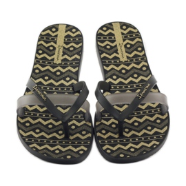 Ipanema 82289 leisure women's slippers black yellow 4