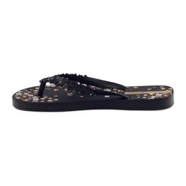 Ipanema 82397 floral women's slippers black brown 2 Ipanema 82397 floral women's slippers black brown 2