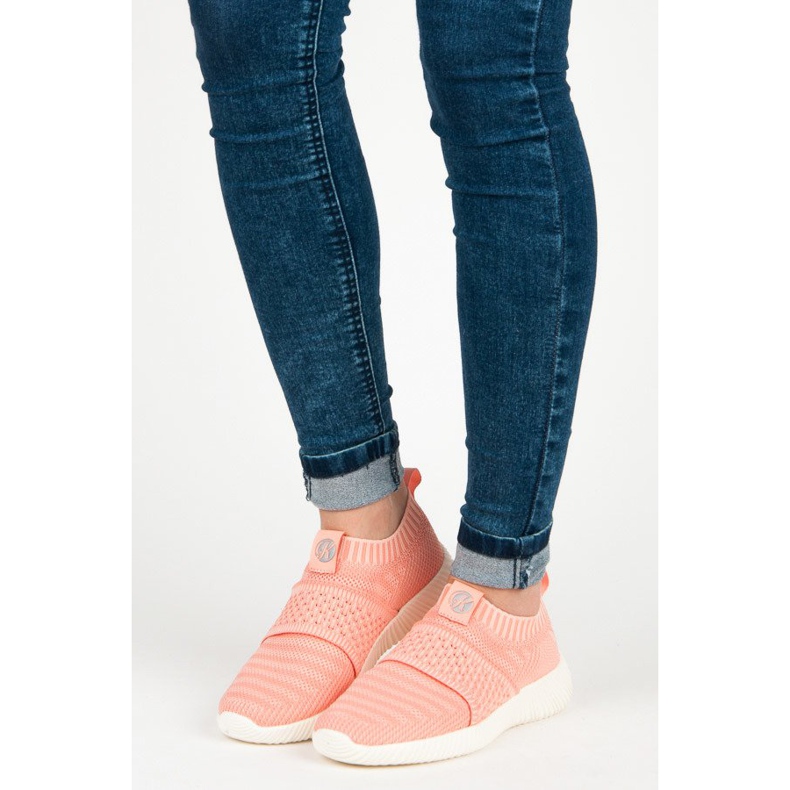 Kylie Slip-on Textile Sneakers pink 1