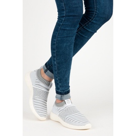 Kylie Slip-on Textile Sneakers grey 2