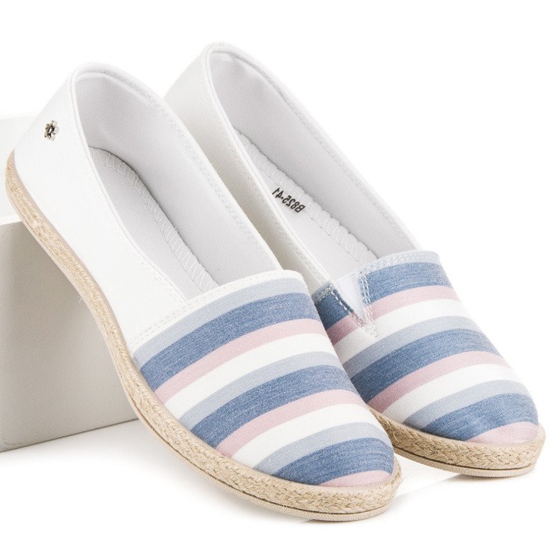 Slip on vices espadrilles white 1