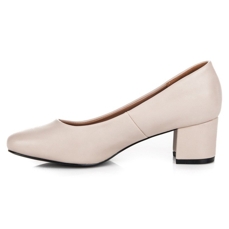 Low-heeled pumps vices brown 1