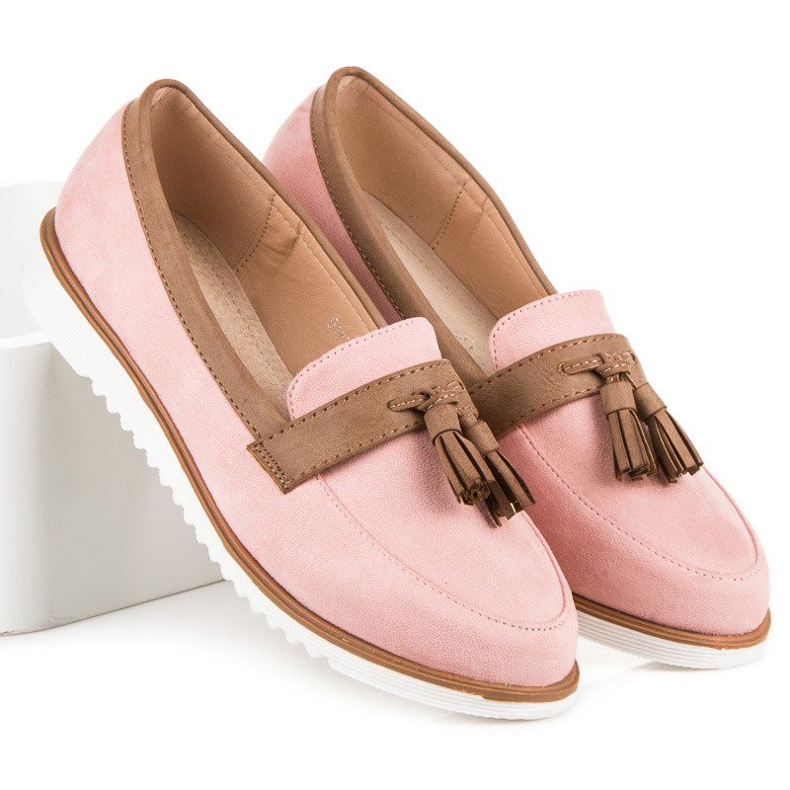 Boho VICES pink loafers 1