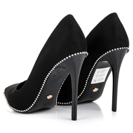Seastar Fashionable black high heels 2