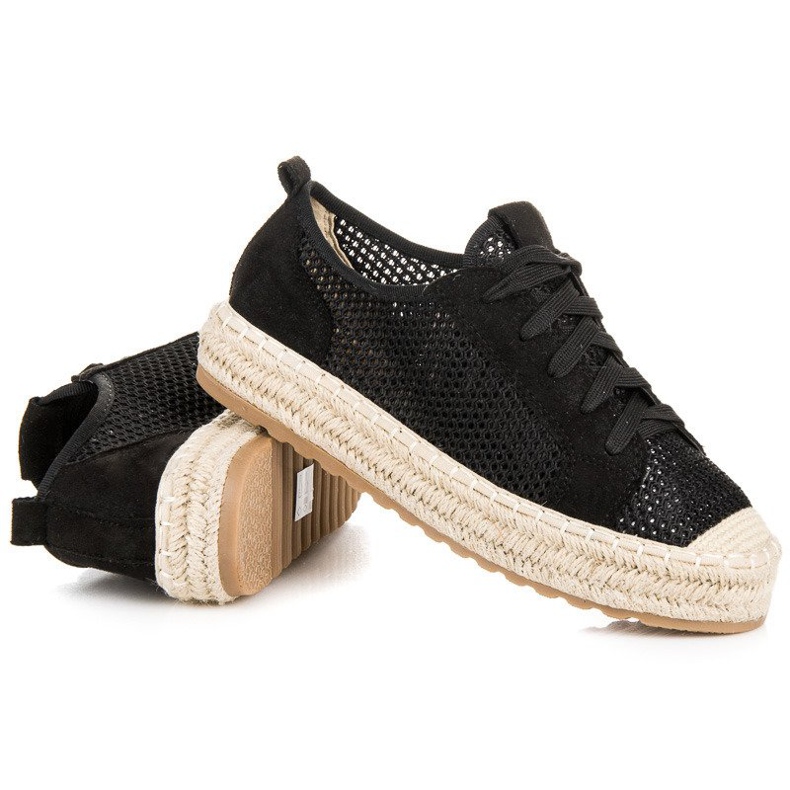 Seastar Openwork Espadrilles On The Binding black 1