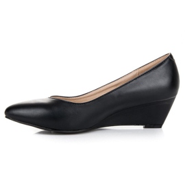 Wedge pumps vices black 1