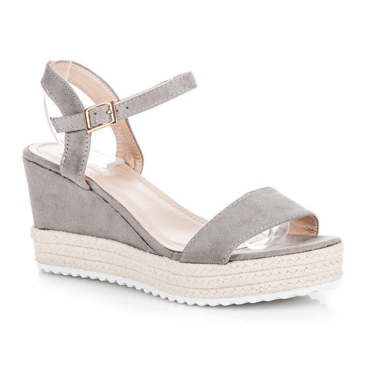 Seastar Wedge espadrilles sandals grey 1