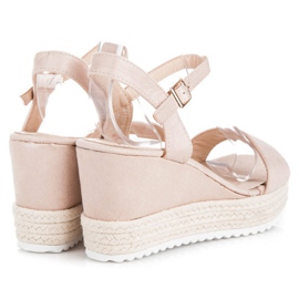 Seastar Wedge espadrilles sandals brown 2
