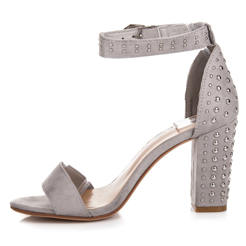 Seastar Suede sandals on a post grey 1