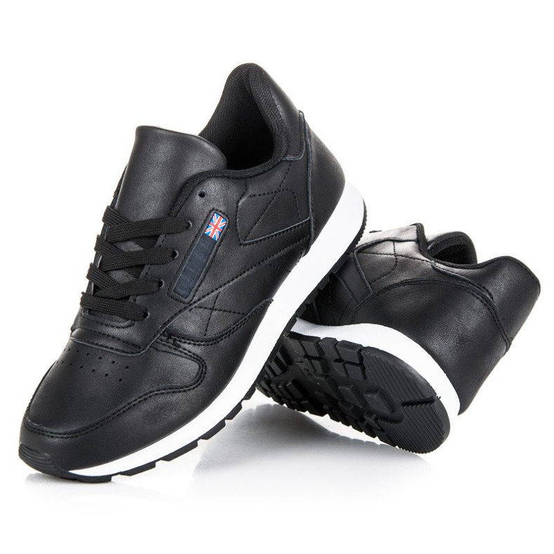 Black sports shoes 2 Black sports shoes 2