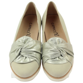 Caprice pumps low shoes women's shoes 24607 beige golden 4 Caprice pumps low shoes women's shoes 24607 beige golden 4