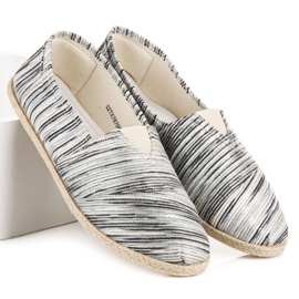 Ribbed espadrilles black 2