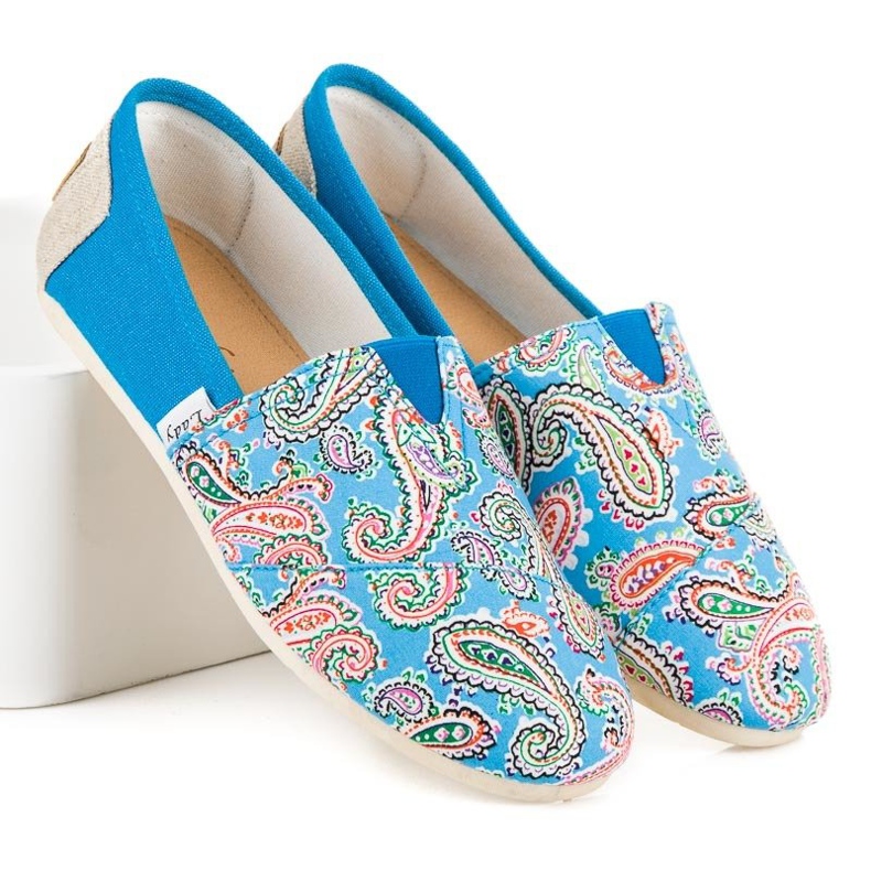 L. Day Espadrilles With Ethnic Pattern blue 2