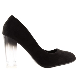 Pumps high heels ombre black 889-6 Black 1