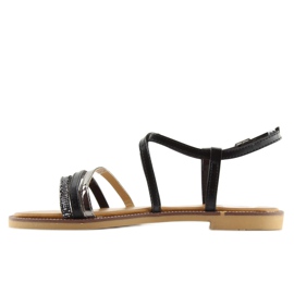 Black women's sandals S57 Black 2