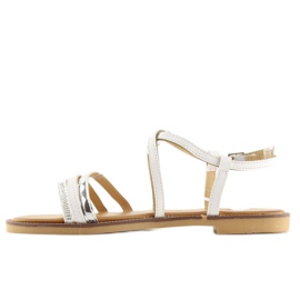 White sandals for women S57 White 2