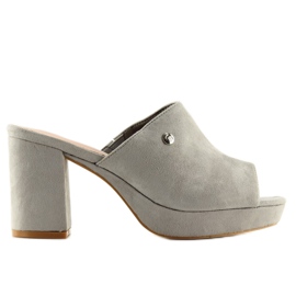 Gray High heels FLD-3K41 gray grey 2