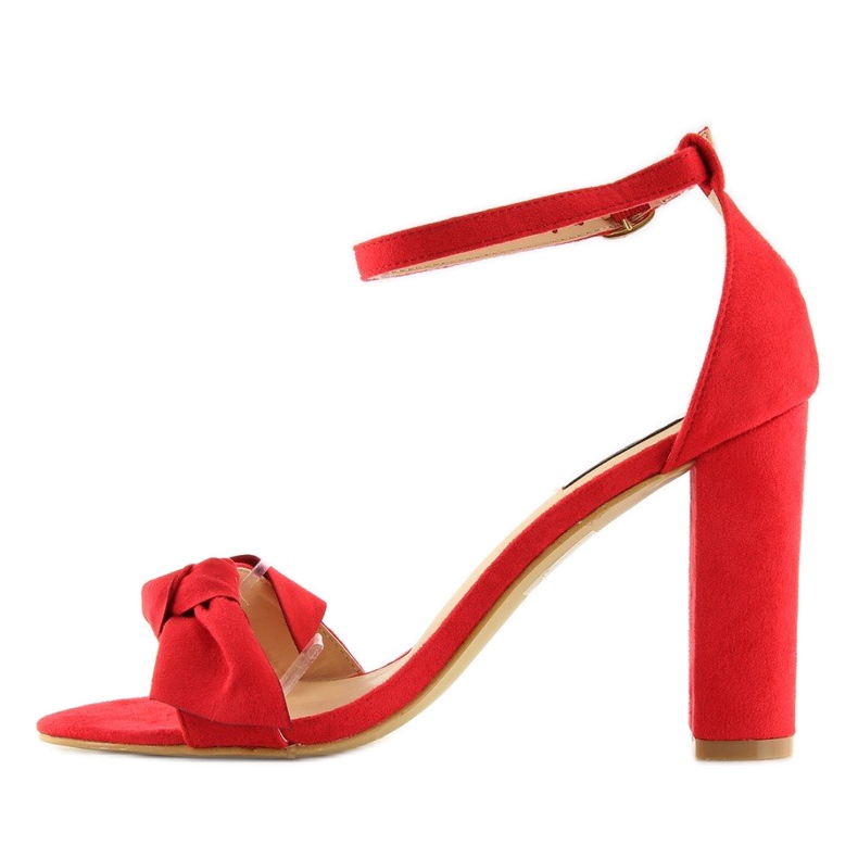 Red high-heeled sandals 118-11 red 1