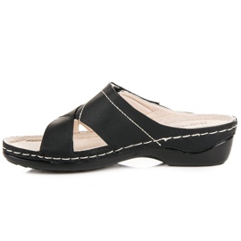 Hasby Comfortable summer slippers black 1