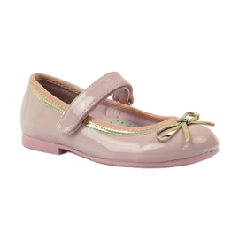 American Club Ballerinas pumps with an American bow pink 1