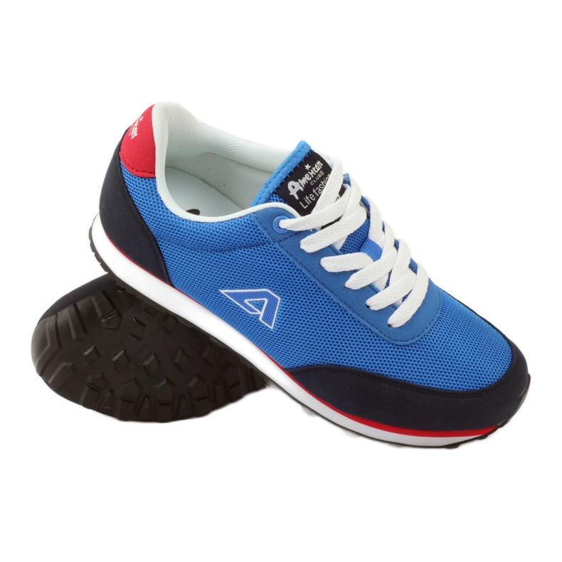 American Club American blue women's lace-up sports shoes 3 American Club American blue women's lace-up sports shoes 3