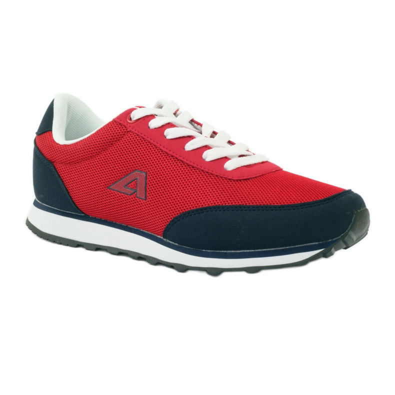 American Club American red tied sports shoes navy blue 1