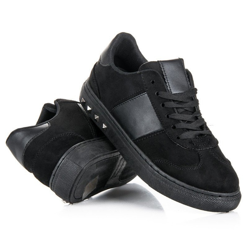 Sport Suede Sneakers black 2 Sport Suede Sneakers black 2