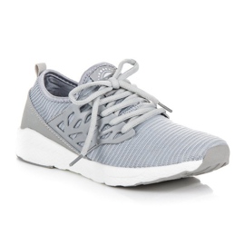 Ax Boxing Slip-on material shoes grey 1