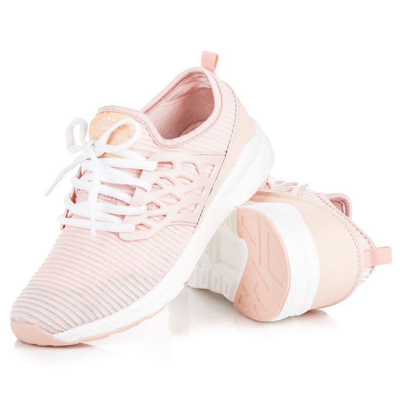 Ax Boxing Slip-on material shoes pink 2