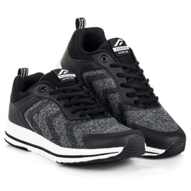 Ax Boxing Tied Sport Shoes black grey 1 Ax Boxing Tied Sport Shoes black grey 1