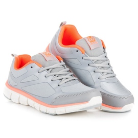 Ax Boxing Classic Sport Shoes orange grey 2 Ax Boxing Classic Sport Shoes orange grey 2