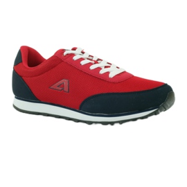 American Club American red men's tied sports shoes navy blue 1