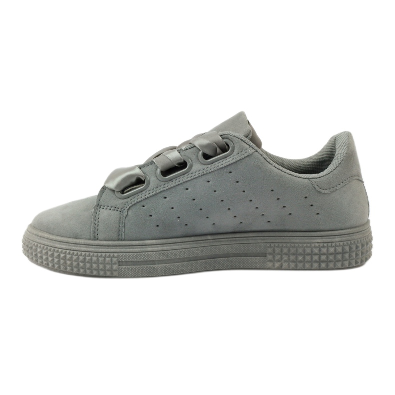 McKey Creepers Sports shoes tied with gray ribbon grey 2
