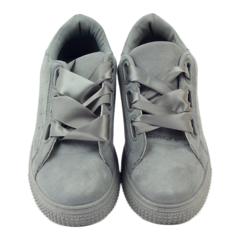 McKey Creepers Sports shoes tied with gray ribbon grey 4